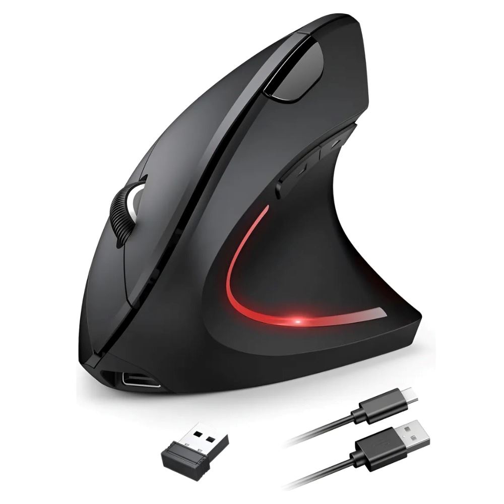 Mouse Yelandar D5-charger Precisión Y Estilo Inigualables Negro